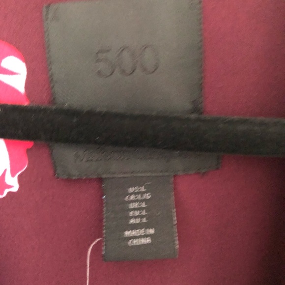 500 LIGHT FLORAL TRENCH COAT - Picture 7 of 7